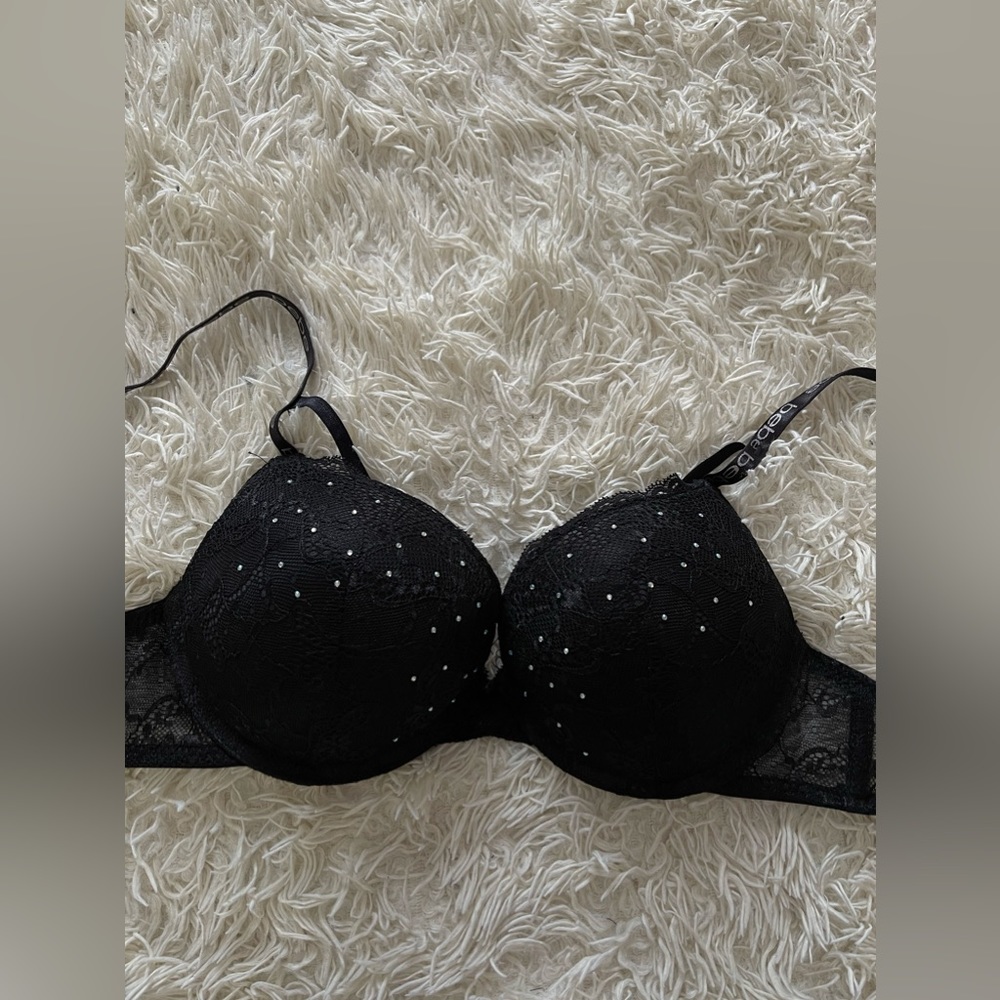 • Bebe Lace Rhinestone Bra - Picture 5 of 9